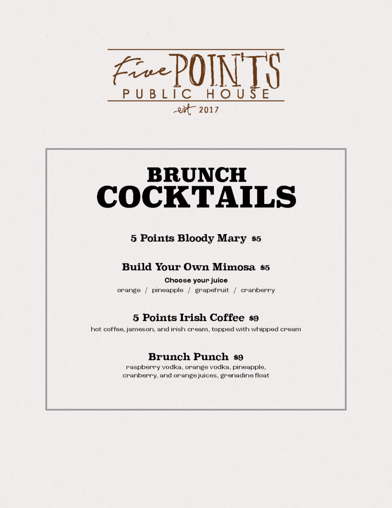 Brunch Cocktails
